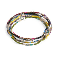 My Salvation Bracelet in Gold Multicolor Stretch--Lemons and Limes Boutique