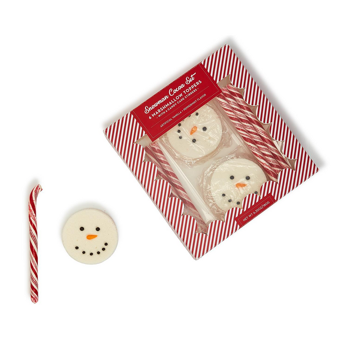 Snowman 12 Pc Hot Cocoa Set in Gift Box--Lemons and Limes Boutique