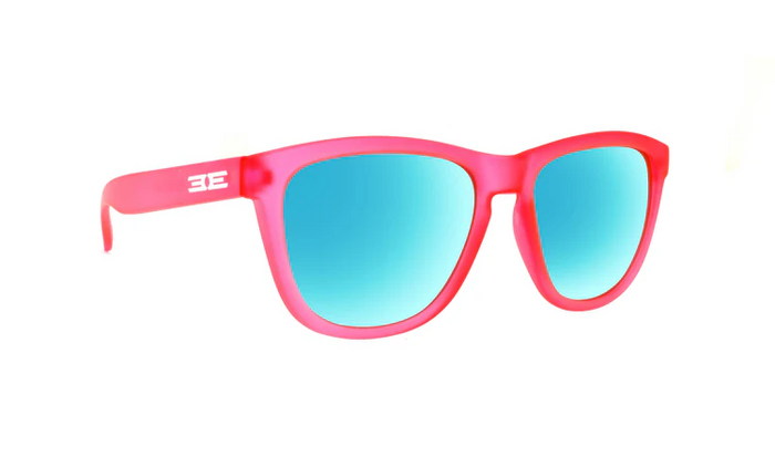 Vibe LXE Ecstasy Sunglasses in Soft Touch Neon Pink by Epoch Eyewear--Lemons and Limes Boutique