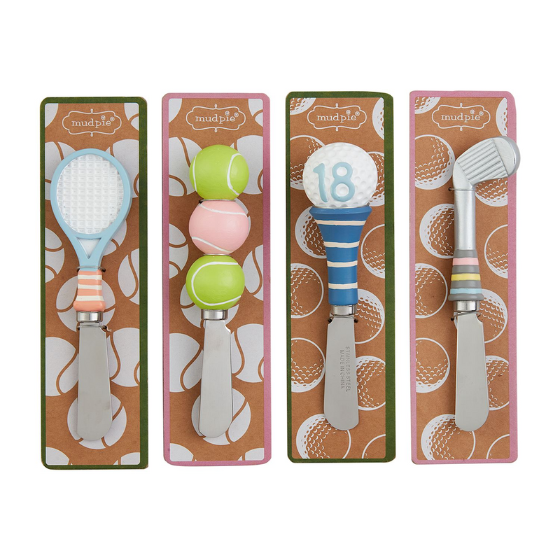 Tennis and Golf Spreaders in Assorted Styles by Mudpie--Lemons and Limes Boutique