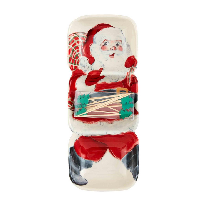 Santa Triple Tidbit Toothpick-Lemons and Limes Boutique