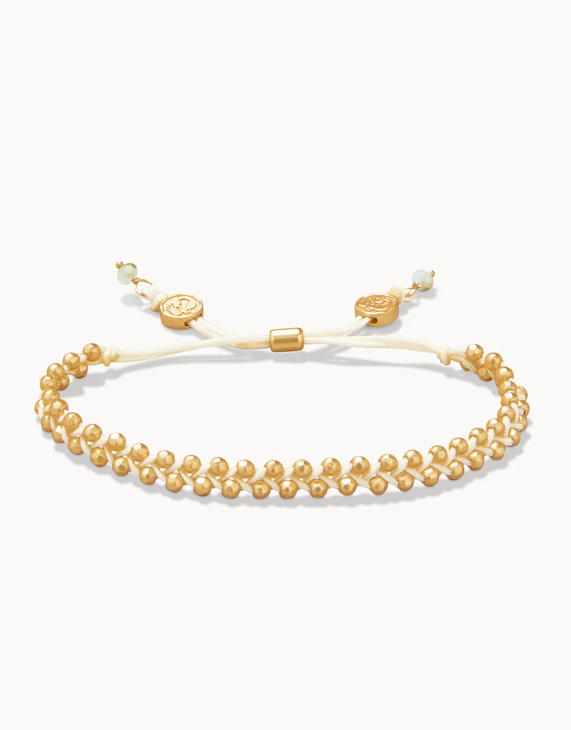 Spartina Friendship Bracelet Cream and Gold-Lemons and Limes Boutique