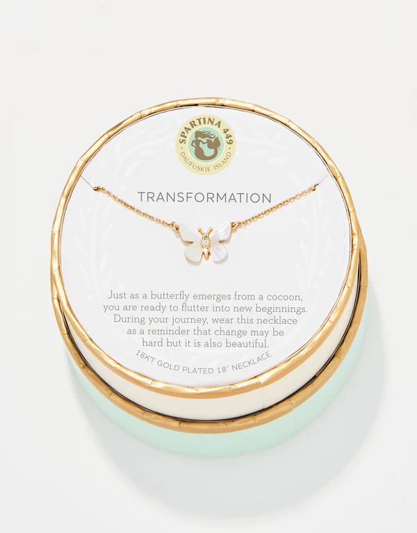 Sea La Vie Necklace Transformation/Mother-of-Pearl Monarch in Gold Spartina-Lemons and Limes Boutique