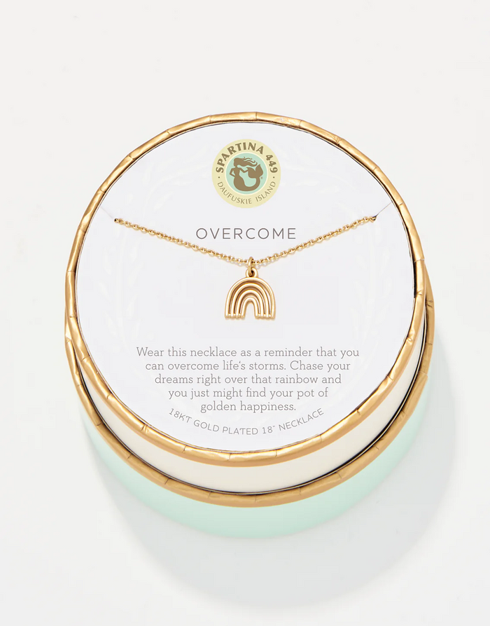 Sea La Vie Necklace Overcome/Rainbow in Gold Spartina-Lemons and Limes Boutique