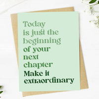 "Today is just the beginning" Inspirational Graduation Card-Lemons and Limes Boutique