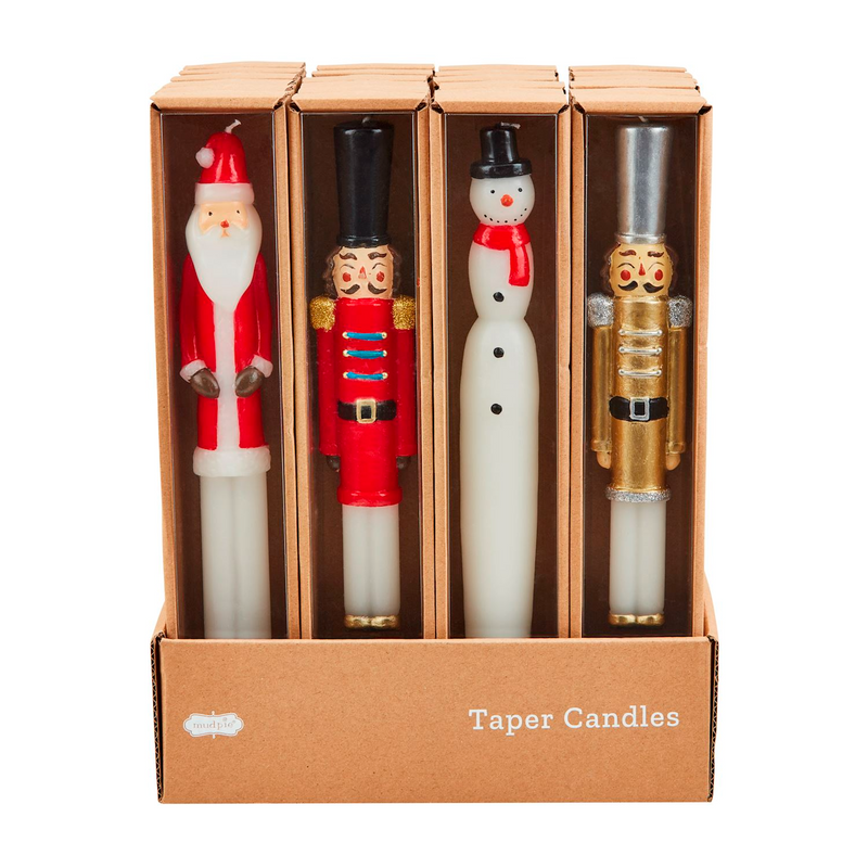 Christmas Figural Taper Candles--Lemons and Limes Boutique