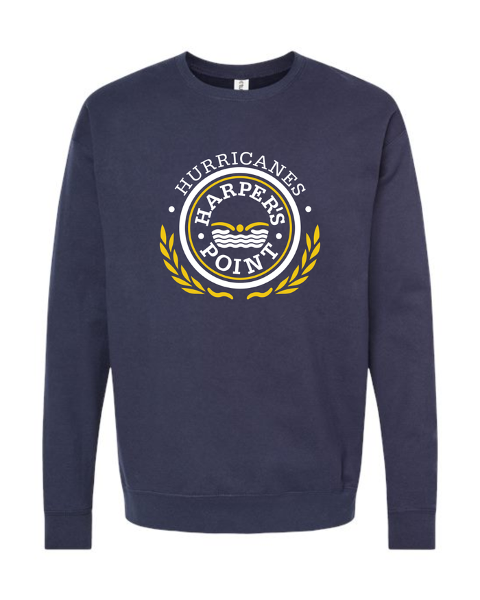 Harpers Point Hurricanes Navy Crewneck (Youth and Adult)