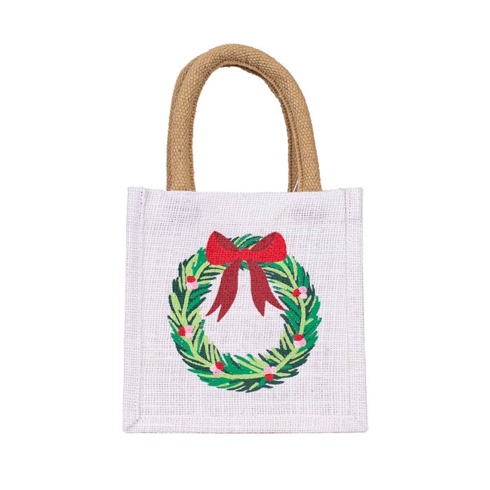 Clara Wreath Petite Gift Tote-Lemons and Limes Boutique