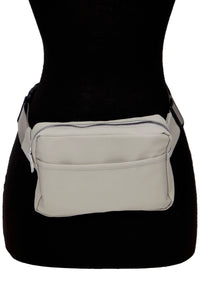 Minimal Matte Neutral Solid Belt Bag Fanny Pack-Lemons and Limes Boutique