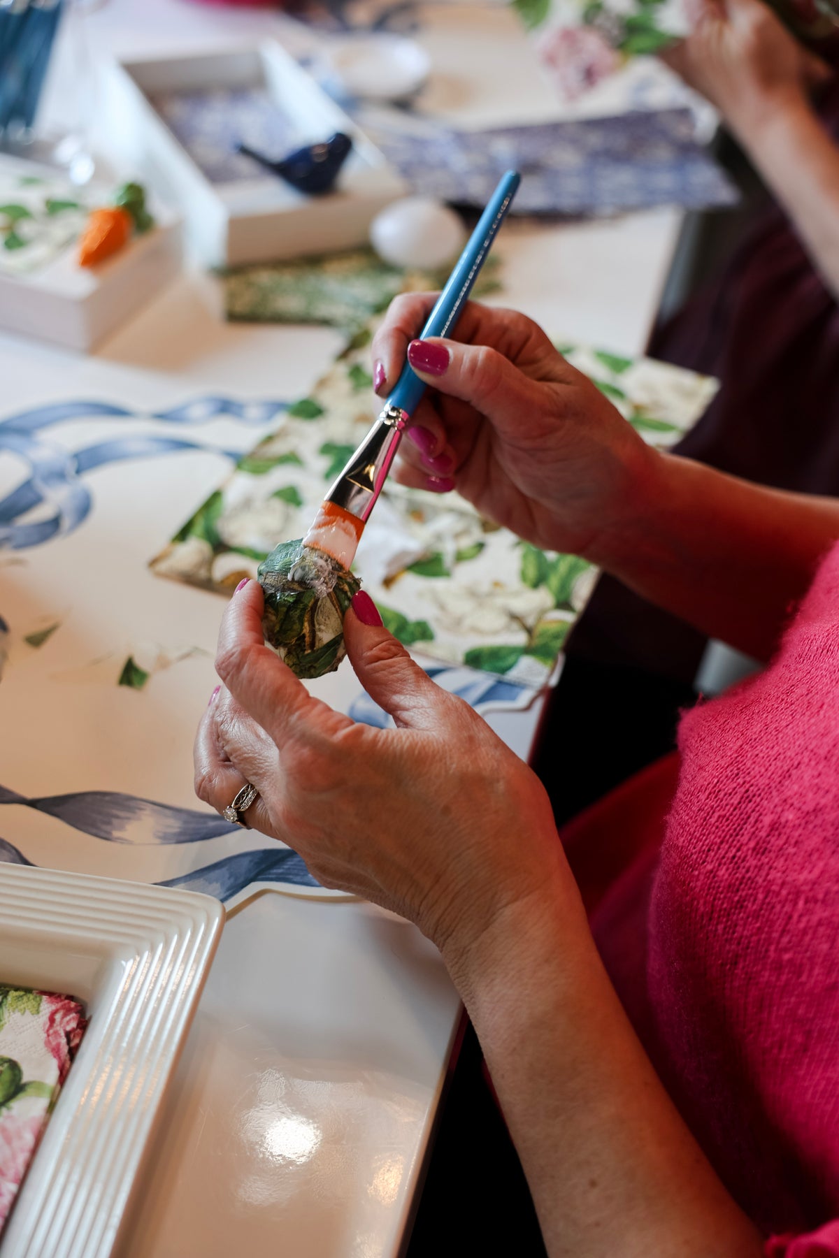 tidbit tray and egg mini by nora fleming DIY Workshop-Lemons and Limes Boutique