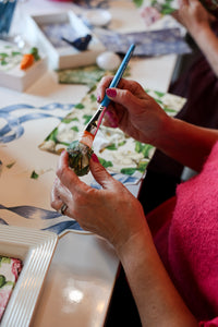 tidbit tray and egg mini by nora fleming DIY Workshop-Lemons and Limes Boutique