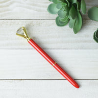 Diamond Top Pens-Gift-Red-Lemons and Limes Boutique