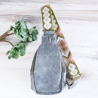 Naomi Crossbody Sling Bag-Charcoal Gray-Bag-Lemons and Limes Boutique