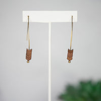 Arrow Wire Dangle Earrings