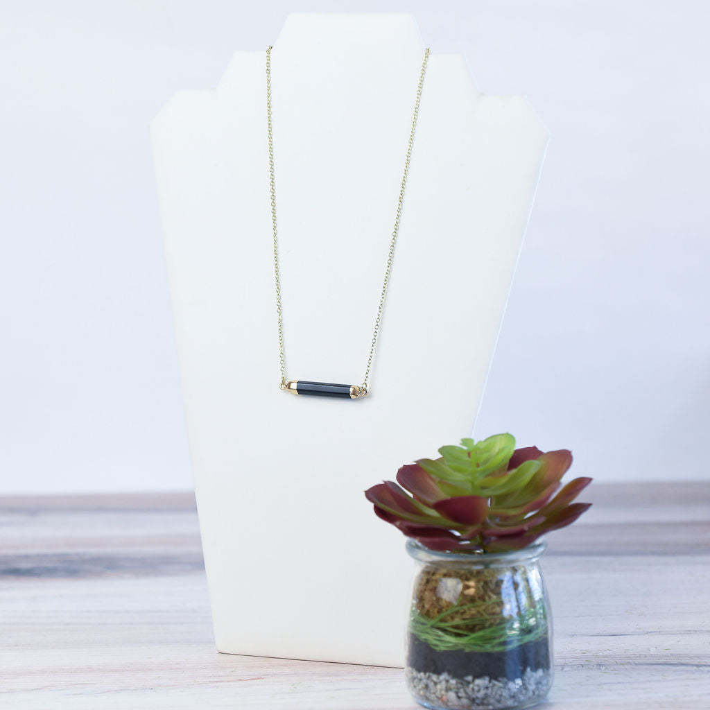 Kendall Bar Pendant Necklace--Lemons and Limes Boutique