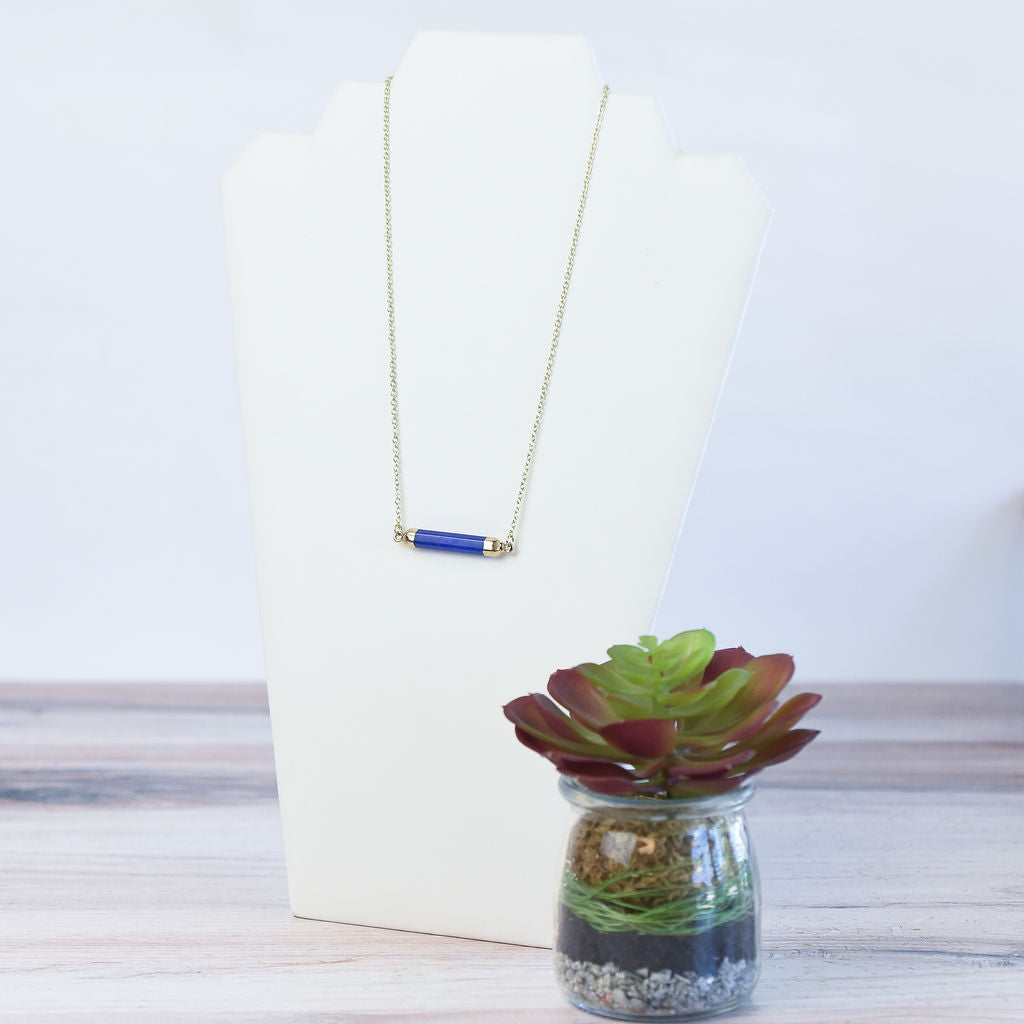 Kendall Bar Pendant Necklace--Lemons and Limes Boutique