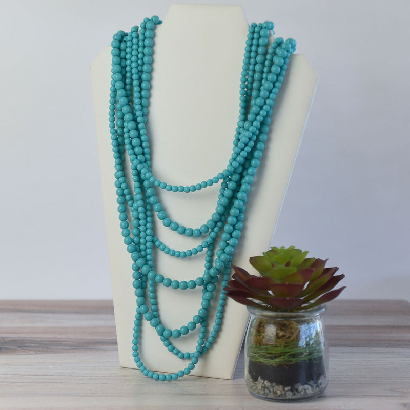 Glory Multi Strand Beaded Statement Necklaces-Necklace-Lemons and Limes Boutique