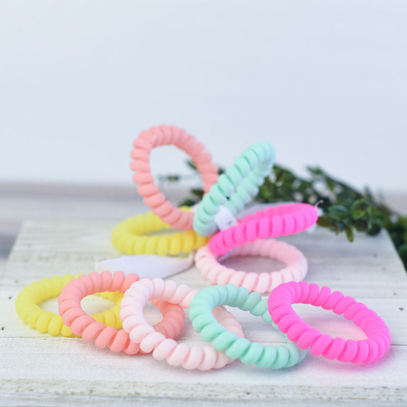 Large Lauren Lane Hair Coil Set in Sherbet--Lemons and Limes Boutique