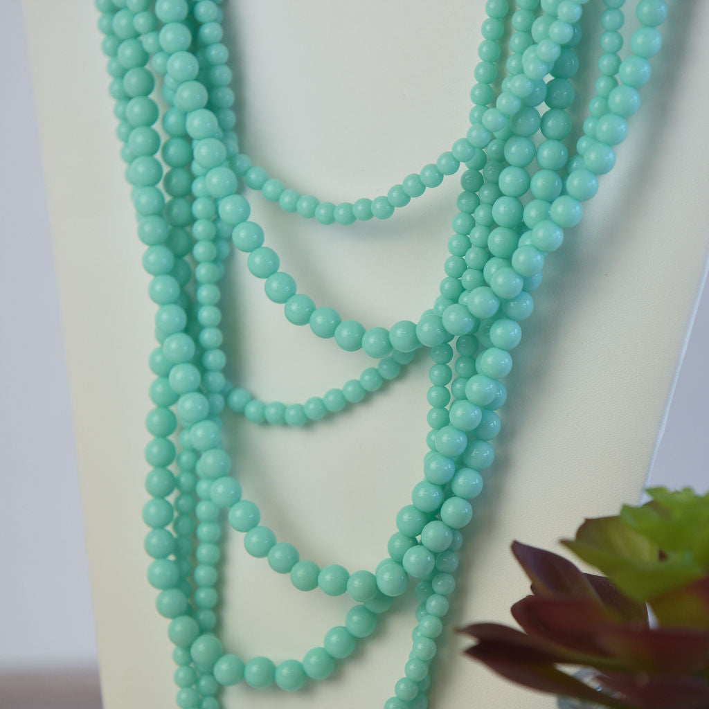 Glory Multi Strand Beaded Statement Necklaces-Necklace-Lemons and Limes Boutique