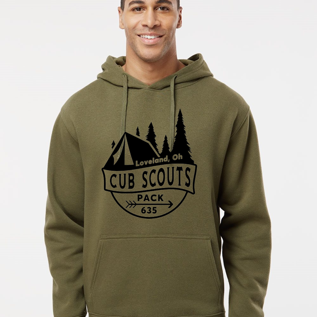 Loveland Cub Scout Pac 635 Merchandise-Unisex Hoodie-Adult Small-Lemons and Limes Boutique