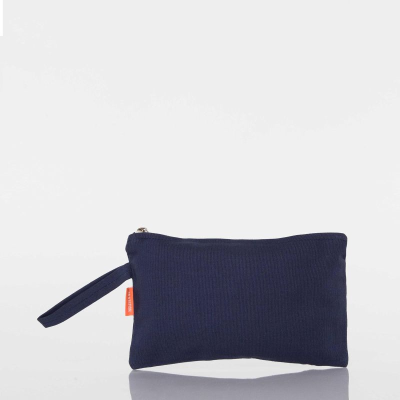 Canvas Clutch - Navy