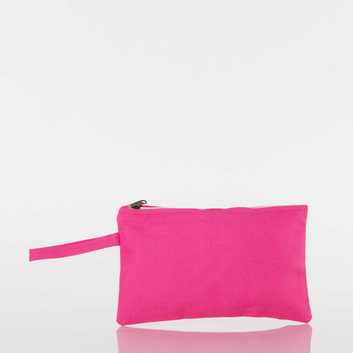 Canvas Clutch - Hot Pink