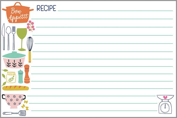 Recipe Cards  - Bon Appetit