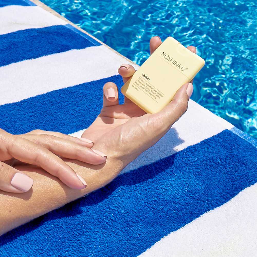 Refillable Lemon Ylang-Ylang Moisturizing Pocket Sanitizer-Lemons and Limes Boutique