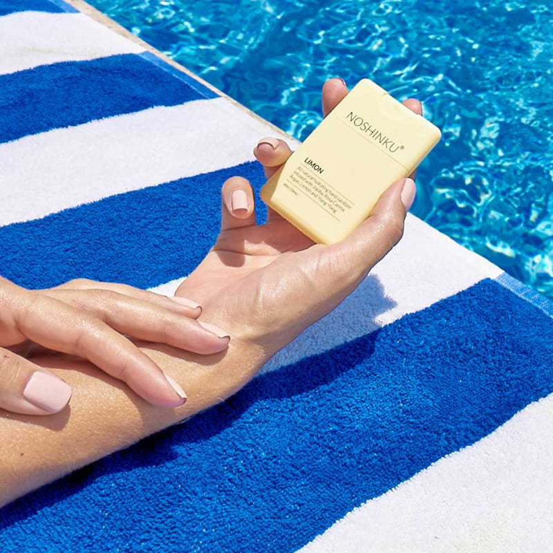 Refillable Lemon Ylang-Ylang Moisturizing Pocket Sanitizer-Lemons and Limes Boutique