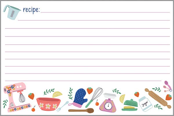 Recipe Cards  - My Kitchen