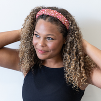 All That Glitters Headband in Pink-Lemons and Limes Boutique