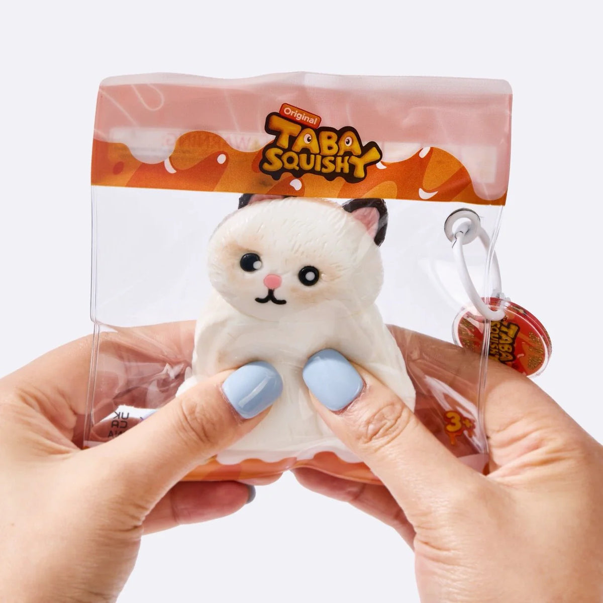 White Siamese Cat Taba Squishy (3 Week Fulfillment Time)