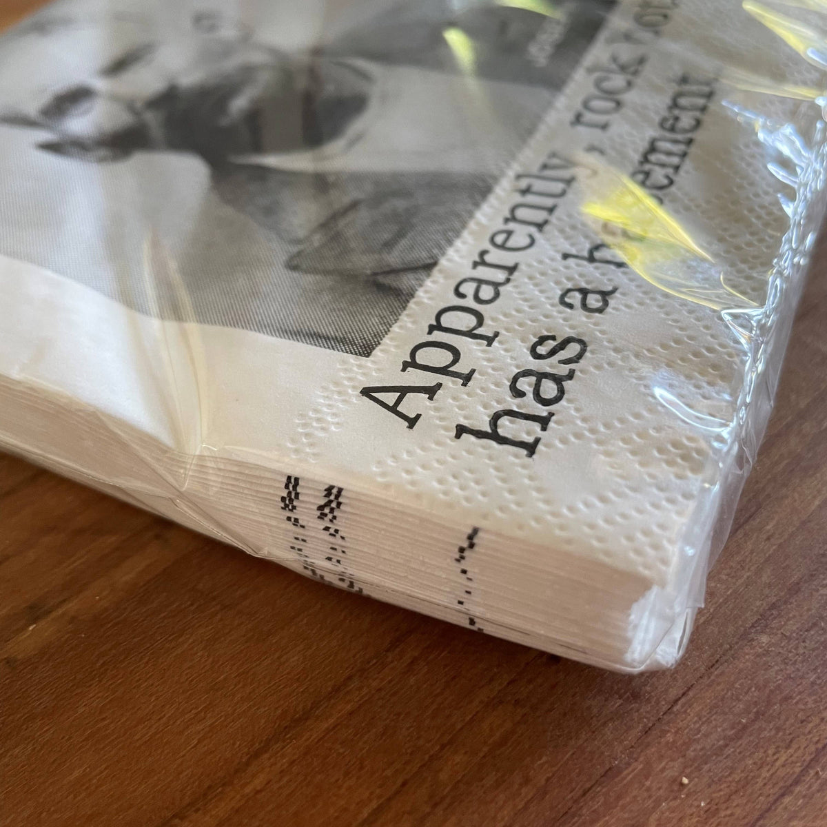 Big House Cocktail Napkins, Apparently, rock bottom has a...-Lemons and Limes Boutique