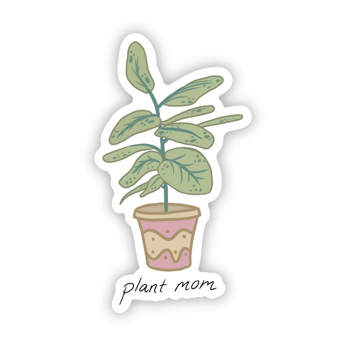 Plant Mom Potted Plant Sticker--Lemons and Limes Boutique