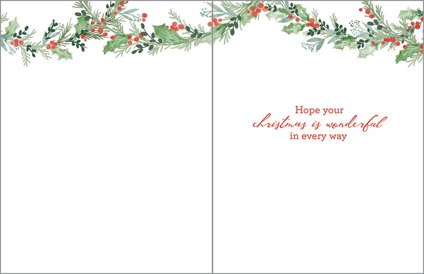 Christmas Card - Christmas Garland-Lemons and Limes Boutique