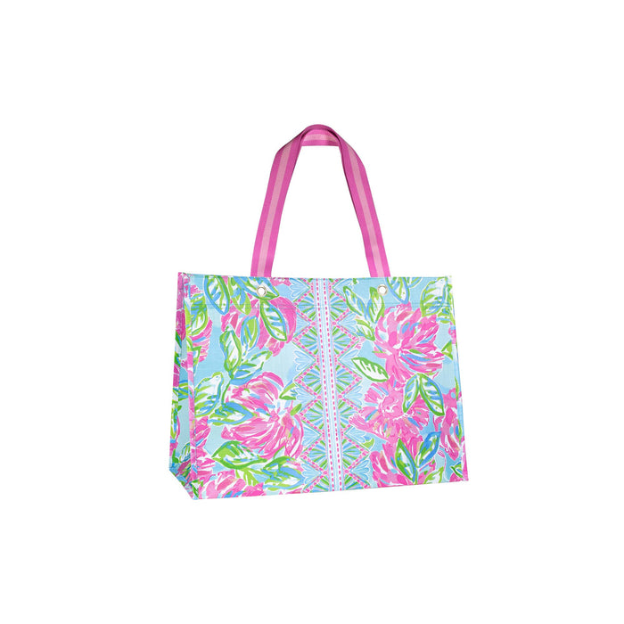 XL Market Shopper in Totally Blossom by Lilly Pulitzer--Lemons and Limes Boutique