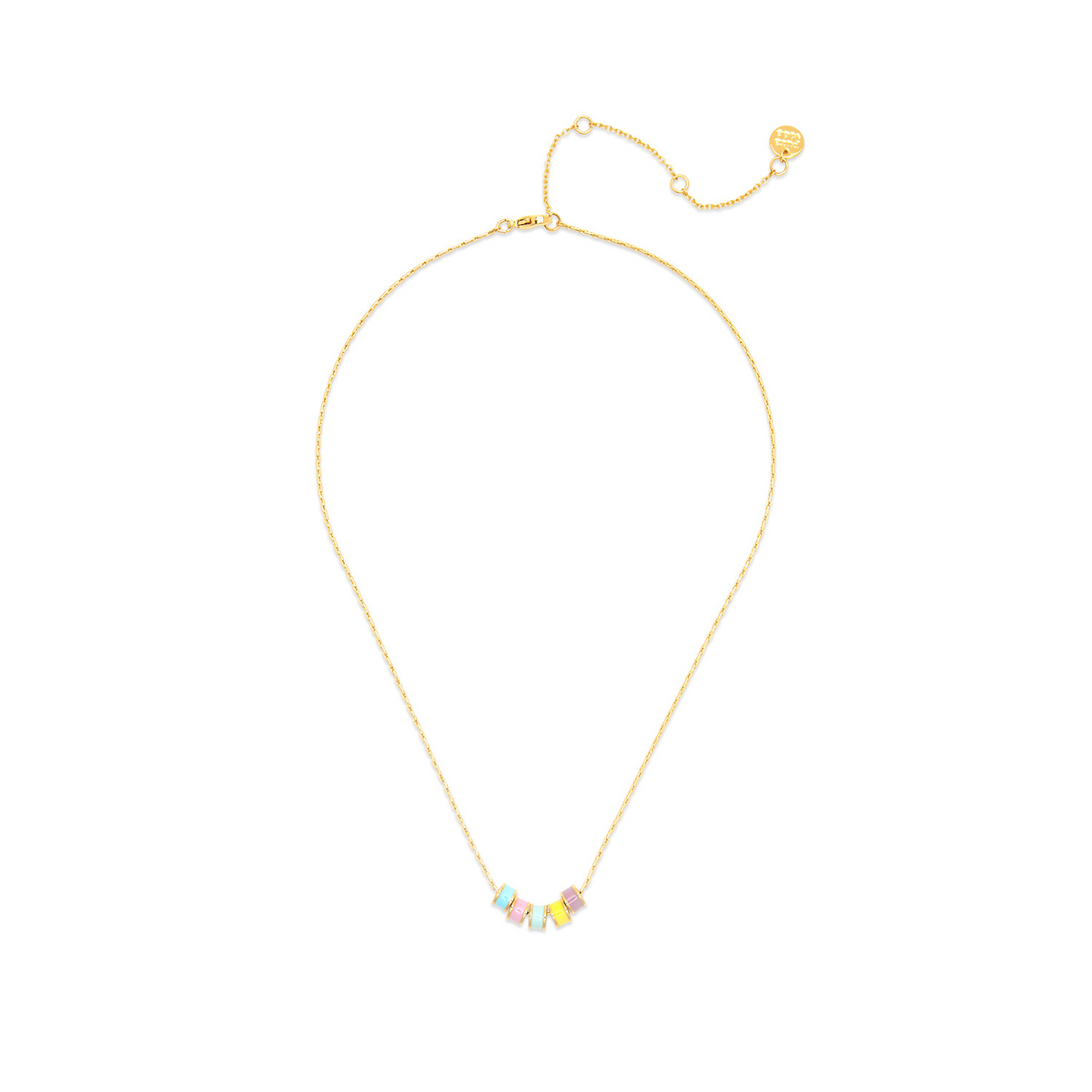 Pastel Enamel Bead Fidget Necklace by Pura Vida-Lemons and Limes Boutique