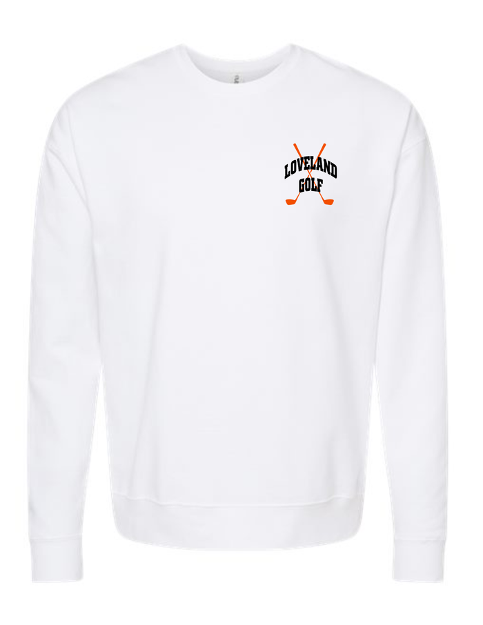 Loveland Golf Clubs Chest Logo Crewneck