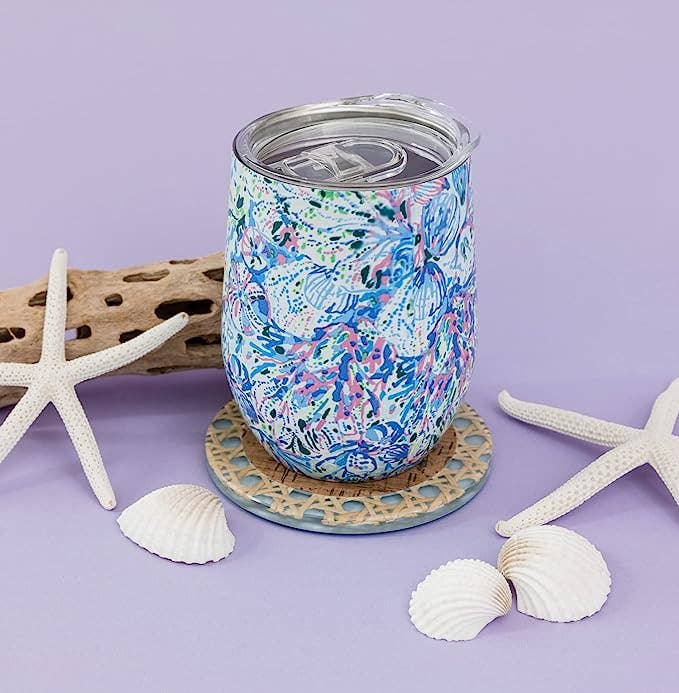 Insulated Stemless Tumbler in Soleil It On Me by Lilly Pulitzer--Lemons and Limes Boutique