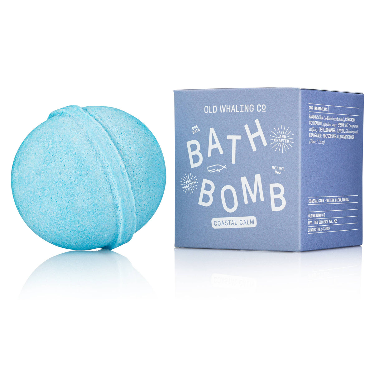 Coastal Calm Bath Bomb-Lemons and Limes Boutique