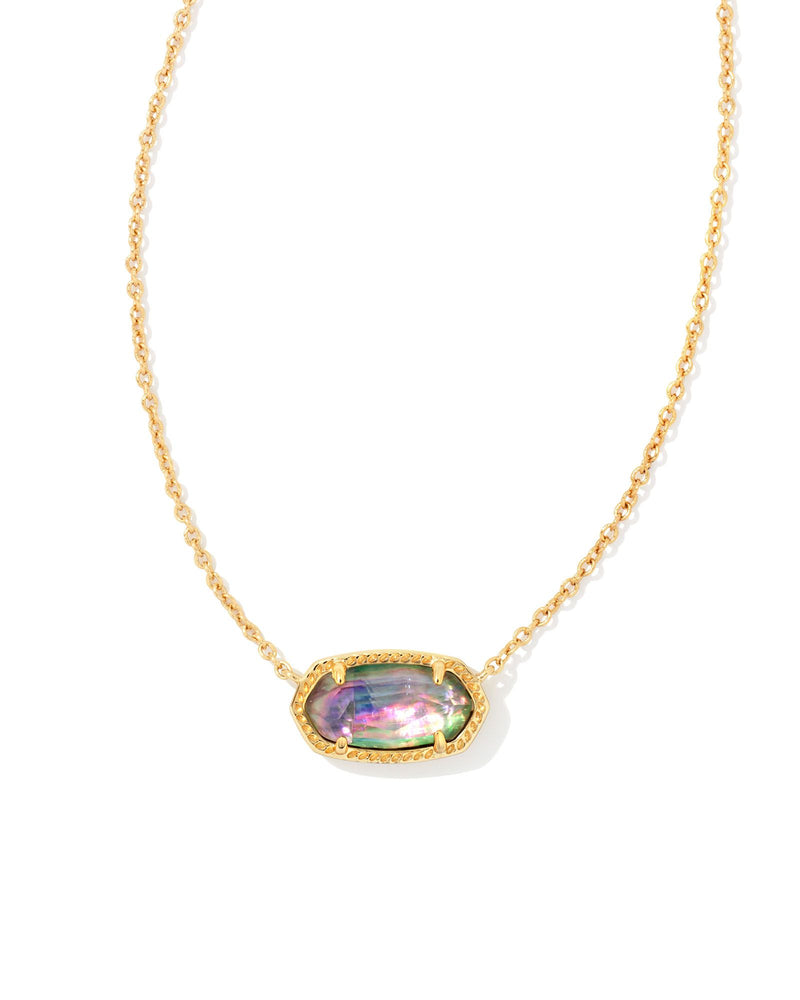 Elisa Necklace in Gold Lilac Abalone by Kendra Scott-Lemons and Limes Boutique