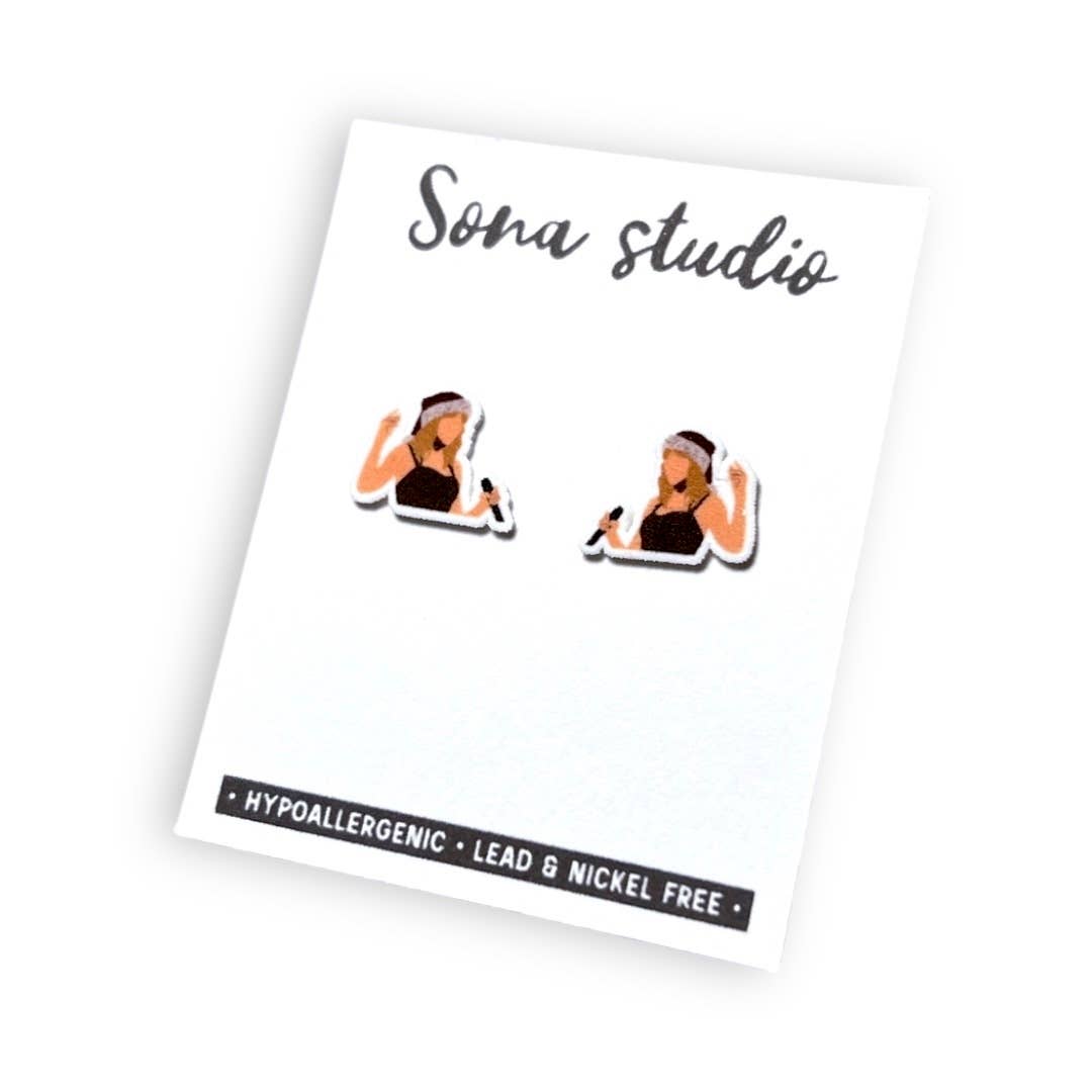 Swiftmas Christmas Earrings-Lemons and Limes Boutique