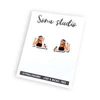 Swiftmas Christmas Earrings-Lemons and Limes Boutique