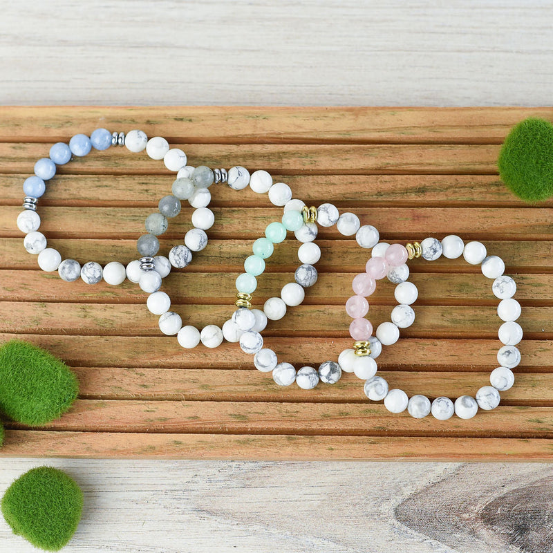 Kimberly Marble Stretch Bracelets--Lemons and Limes Boutique