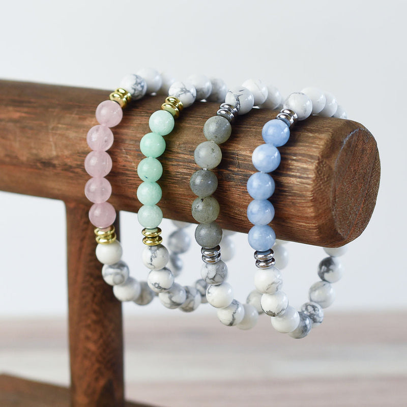 Kimberly Marble Stretch Bracelets--Lemons and Limes Boutique