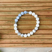 Kimberly Marble Stretch Bracelets-Blue-Lemons and Limes Boutique