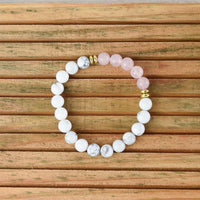 Kimberly Marble Stretch Bracelets-Pink-Lemons and Limes Boutique