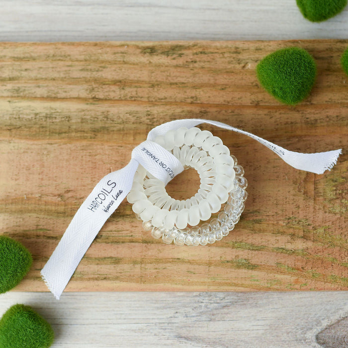 Large Lauren Lane Hair Coil Set in Crystal-Lemons and Limes Boutique