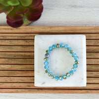Darby Stretch Bracelet-Turquoise-Lemons and Limes Boutique