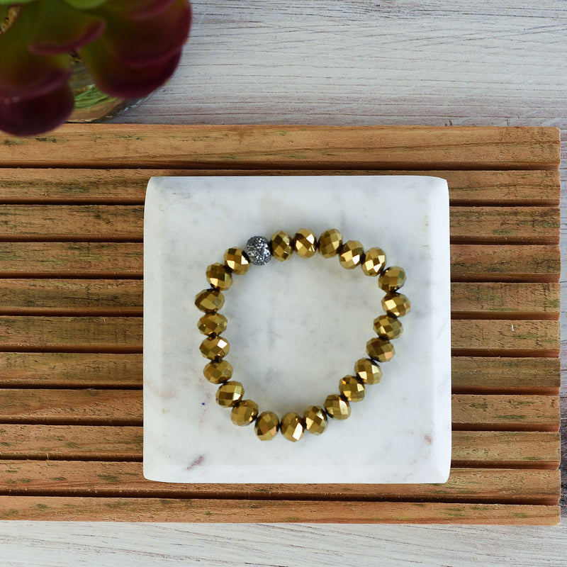 Darby Stretch Bracelet-Gold-Lemons and Limes Boutique